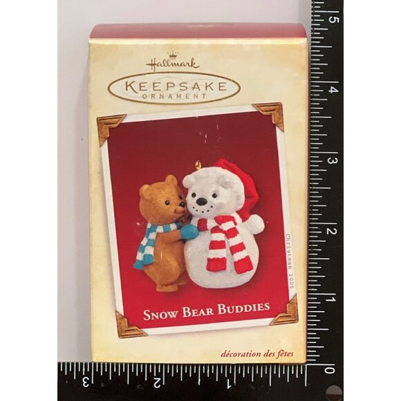 2005 HALLMARK KEEPSAKE ORNAMENT QXG4432 SNOW BEAR BUDDIES BY ANITA ROGERS - Picture 2 of 11